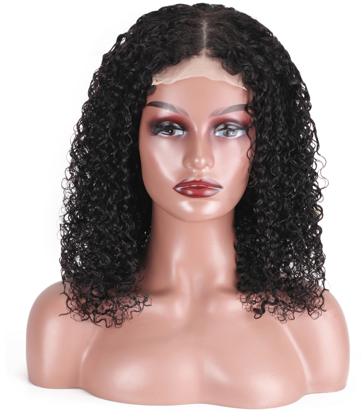 Kinky Curly Lace Front Wig — 100% Human Hair